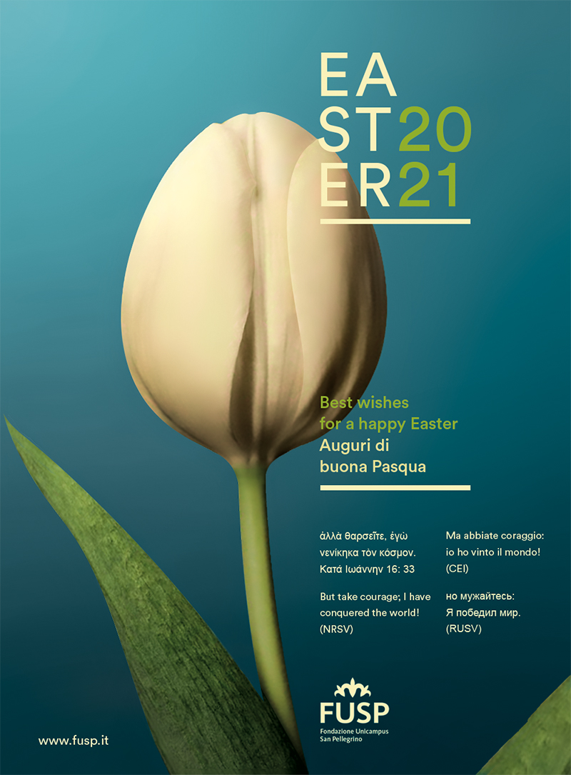 Buona Pasqua a tutti! 

#fusp #fondazionesanpellegrino #traduzioneeditoria #traduzione #traduzioneletteraria #ssmlrimini #università #mediazionelinguistica #lingue #linguestraniere #rimini
