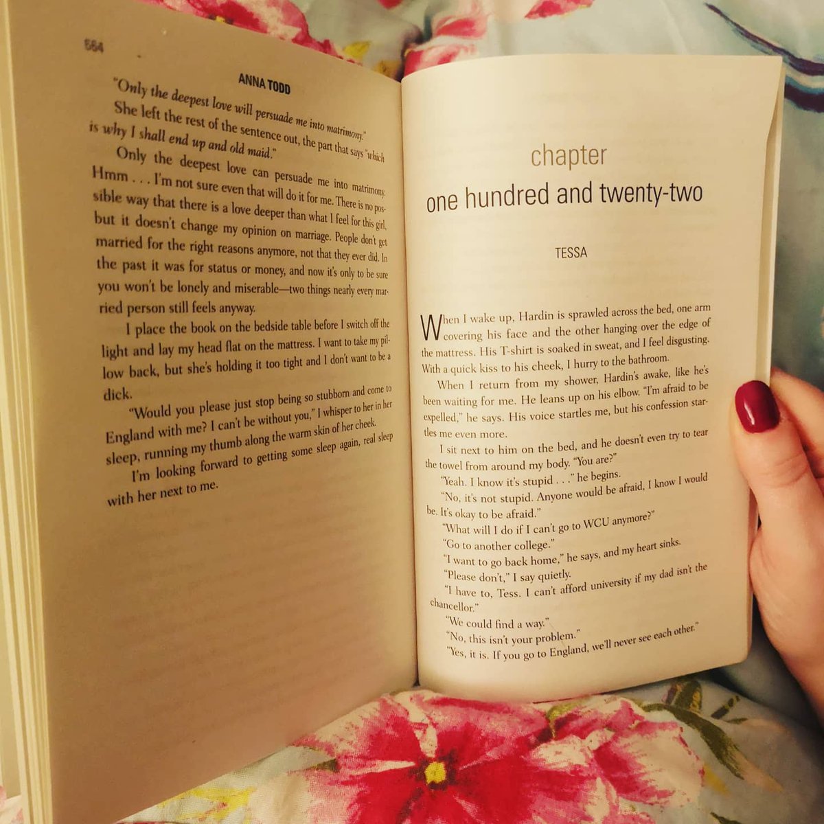 LadyLoveMuffin1's tweet photo. I have almost finished my book 😢 but it's OK as I've ordered the 3rd one and it's on it's way!! 😁😍
#after #aftermovie #hessa #afterbook #afterbookseries #bookworm #afterwecollided #afterwecollidedmovie #readabook #bookreading #nerdgirl #eroticnovel #eroticnovels #millsandboon https://t.co/fPOdLdsu6h