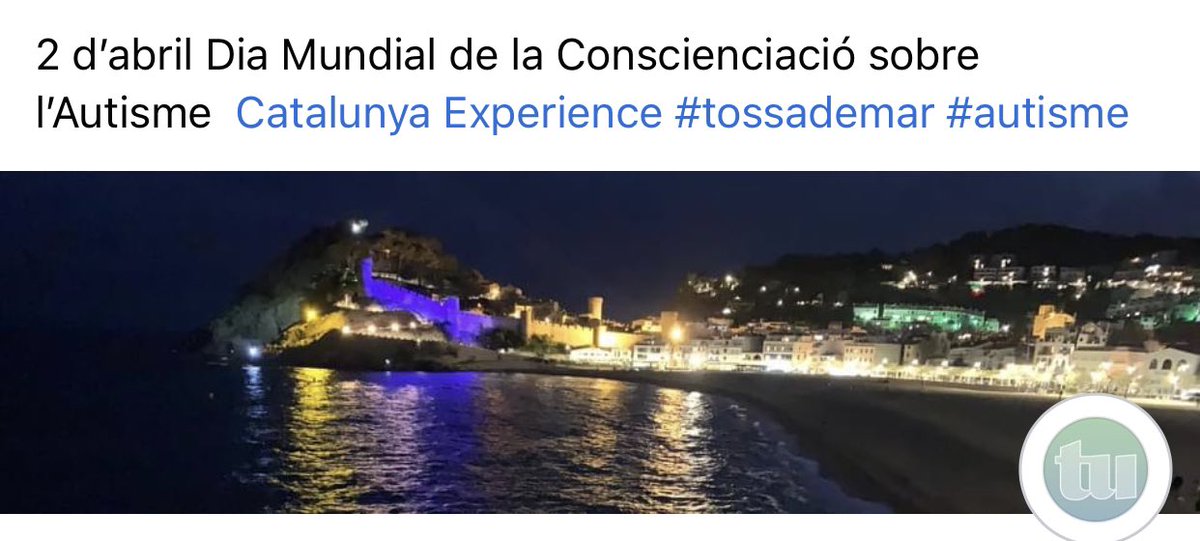 TOSSAUNIDA's tweet photo. @AprenemAutisme  @FedCatAutisme  @AutismEurope  @TossaTurisme https://t.co/wM8Z9Z05H8