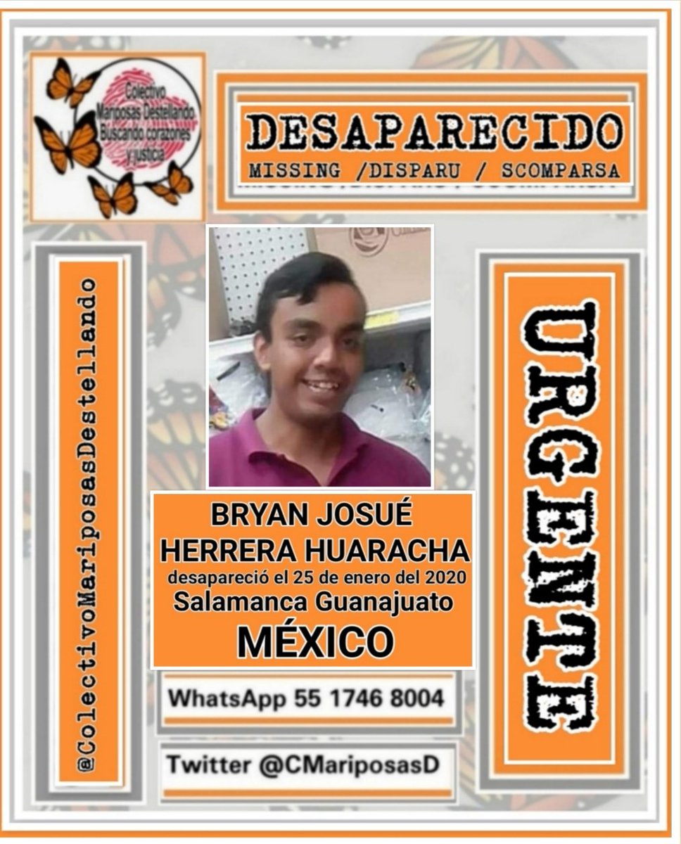 CMariposasD's tweet photo. #AZTECANOTICAS #TELEMUNDO
#NOTICIEROSTELEVISA
#TELEDIARIO
#PFPapoya #pgj #GobiernoDelEstado #PFP #PGR
#CNDH #yositecreo #UnaMenos #CIDH #CDMX #SEDENA #DIF #ProgramadeProteccionaMenores #GuardiaNacional
#NiUnaMenos
#NiUnoMenos
#niunamenos2021
#HastaEncontrarte
@ColectivoMariposas https://t.co/kiIZJ0Vjqd