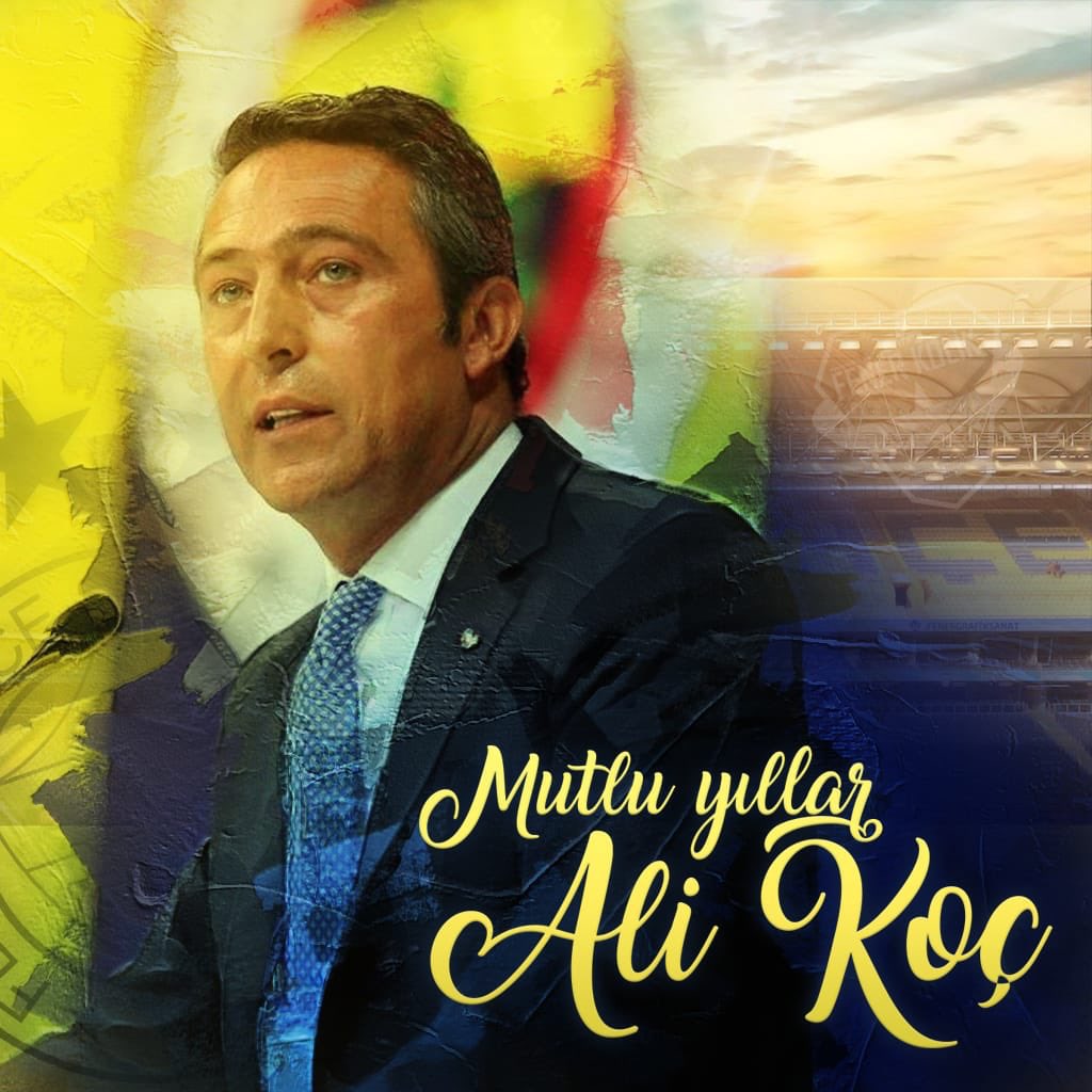 fenerlekal's tweet photo. Başkanım sağlıklı ve mutlu yaşların olsun. Seviyoruz seni.
#MutluYıllarAliKoc https://t.co/4jWDbnK6Yo