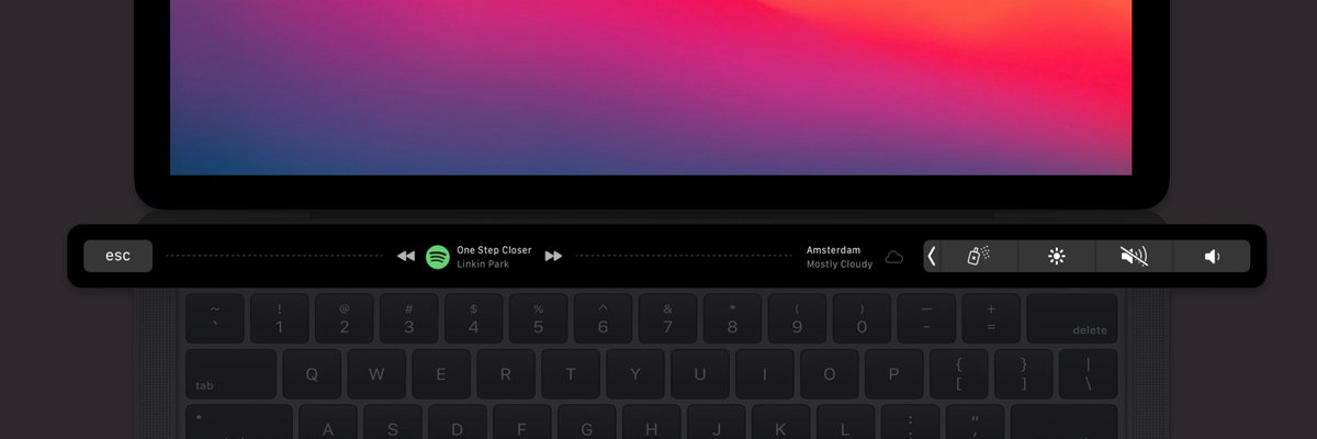 pigigaldi's tweet photo. Some new features that will be included in the upcoming Pock update:
1. System ControlStrip over ControlCenter widget.
2. Spacing!
3. Better stability
4. ...
https://t.co/vfXQNVXIDW https://t.co/IDfAEgpj95