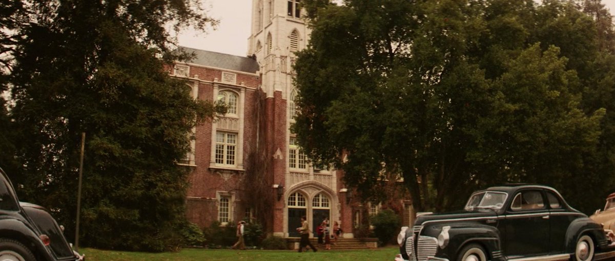 PacificLibrary's tweet photo. Did y'all hear about the safe in Burns Tower? Along with historical documents, there was a Babylonian tablet appraised by Edgar Banks,  a model for Indiana Jones. And, of course, our Conservatory was a film site for Raiders and Crystal Skull! Coincidence? Conspiracy theory?? #FBF https://t.co/qVKNvGDGxl