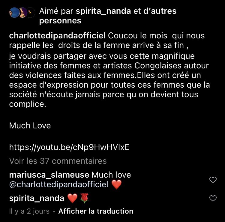 Tanawa_blog's tweet photo. #Musique🇨🇬 Le clin d’œil de Charlotte Dipanda aux artistes congolaises qui ont participé à la campagne #Tosala 🤗 https://t.co/rWteV1TLLH
