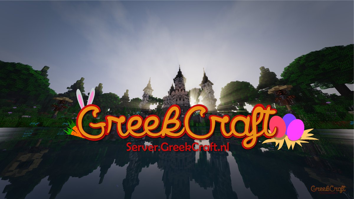 GreekCraft_'s tweet photo. Kom jij op 3 april vanaf 20:30 paaseieren zoeken in ons park? De paashaas heeft een hoop eieren verstopt!

Voor degene die de meeste eieren heeft gevonden ligt een mooie prijs klaar. https://t.co/ZA1NO6cadG