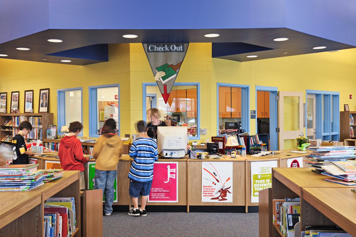 EOPArchitects's tweet photo. It’s International Children’s Book Day! At EOP, we believe that libraries are vital to the quality of life. Services are constantly adapting to a changing community, emerging technology, and innovative models of service to better serve our communities, and our children. https://t.co/cM56AUhvOO