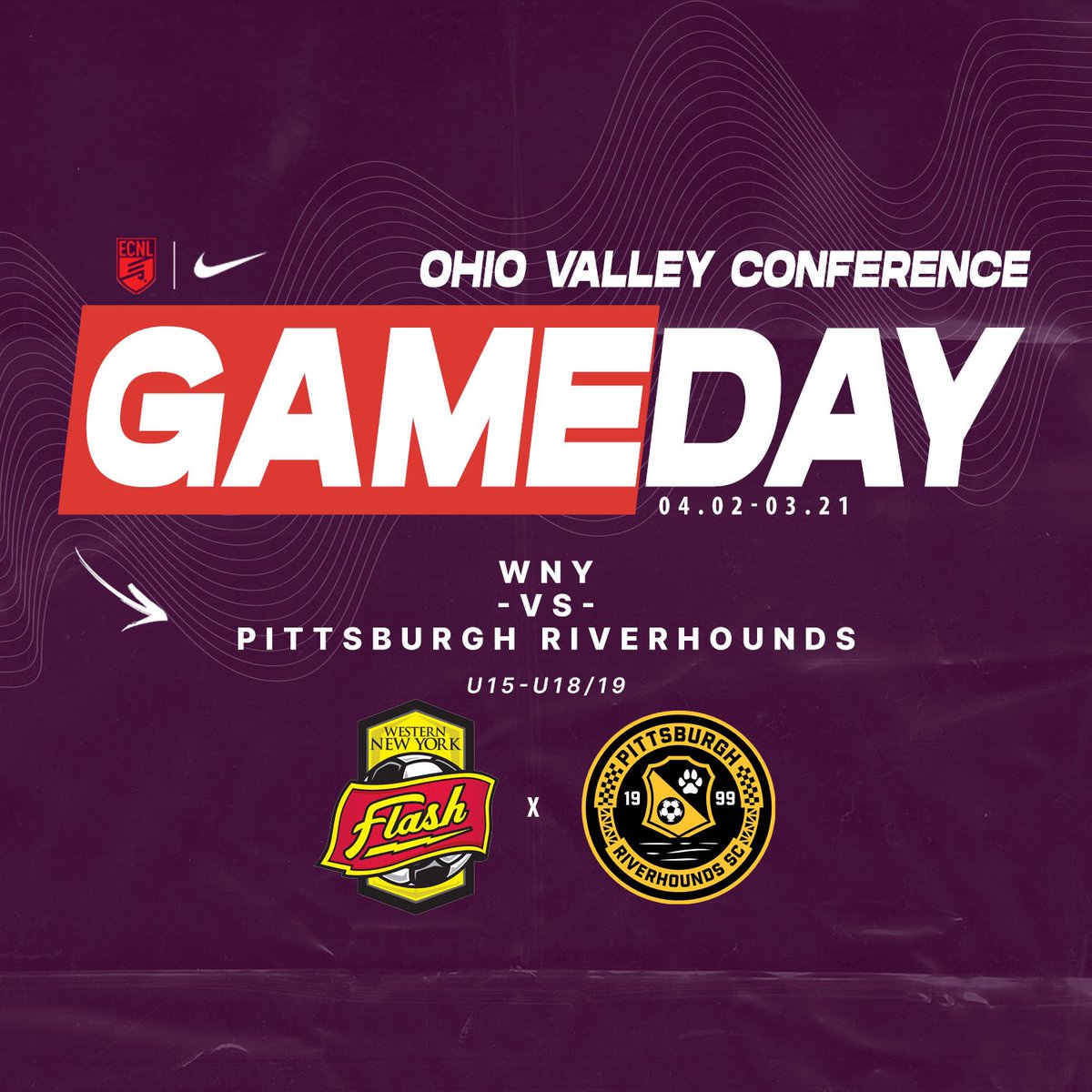 Seeing double? 👀 Good Friday bringing Great games! WNY Flash and Pittsburgh Riverhounds slated for ✌️ this weekend!!