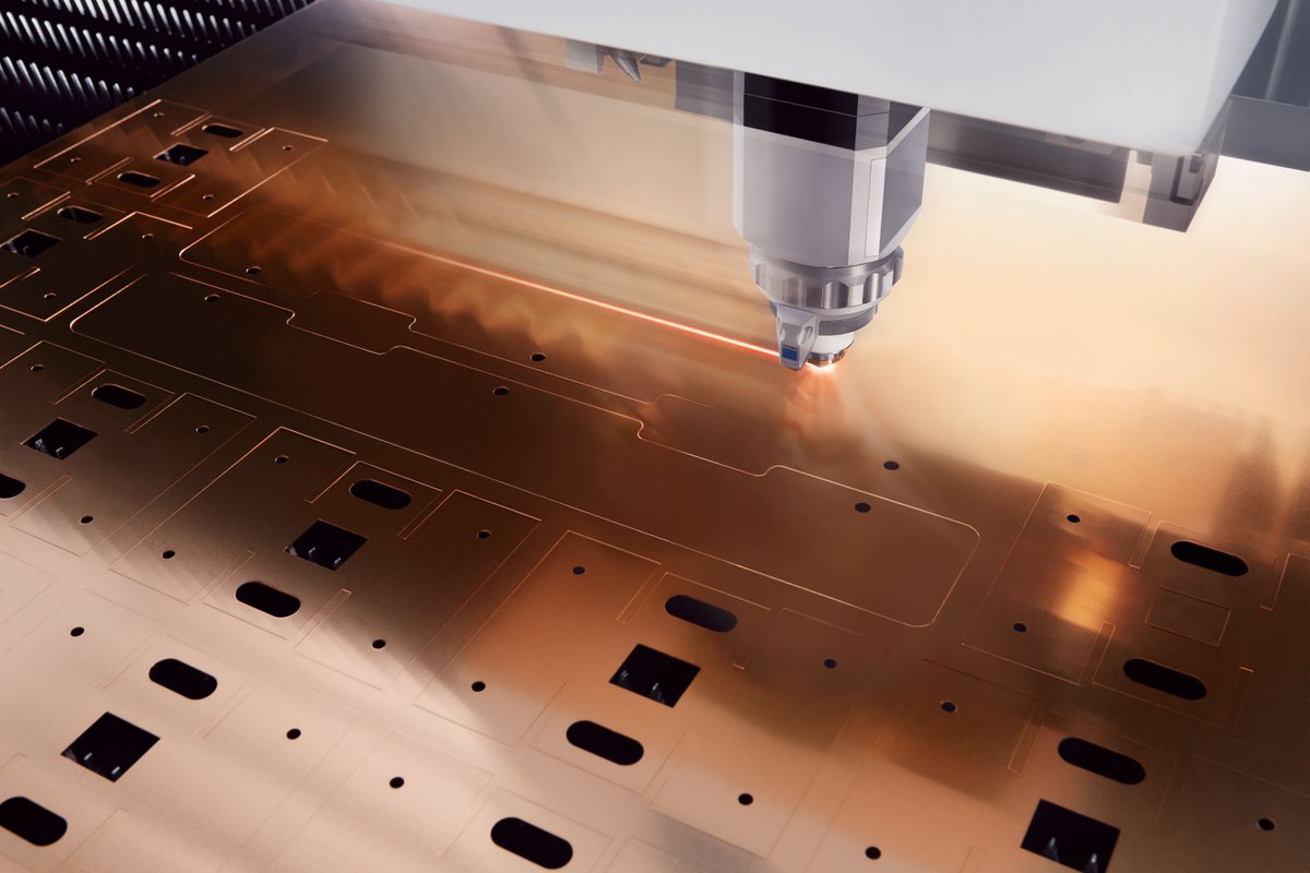 TRUMPFinc's tweet photo. #FactFriday: Did you know that our #TruDisk #laser is impervious to back reflections? This means operators can reliably cut highly reflective materials such as copper and brass!
#lasercutting #technology #TRUMPF https://t.co/vWVXVflB17