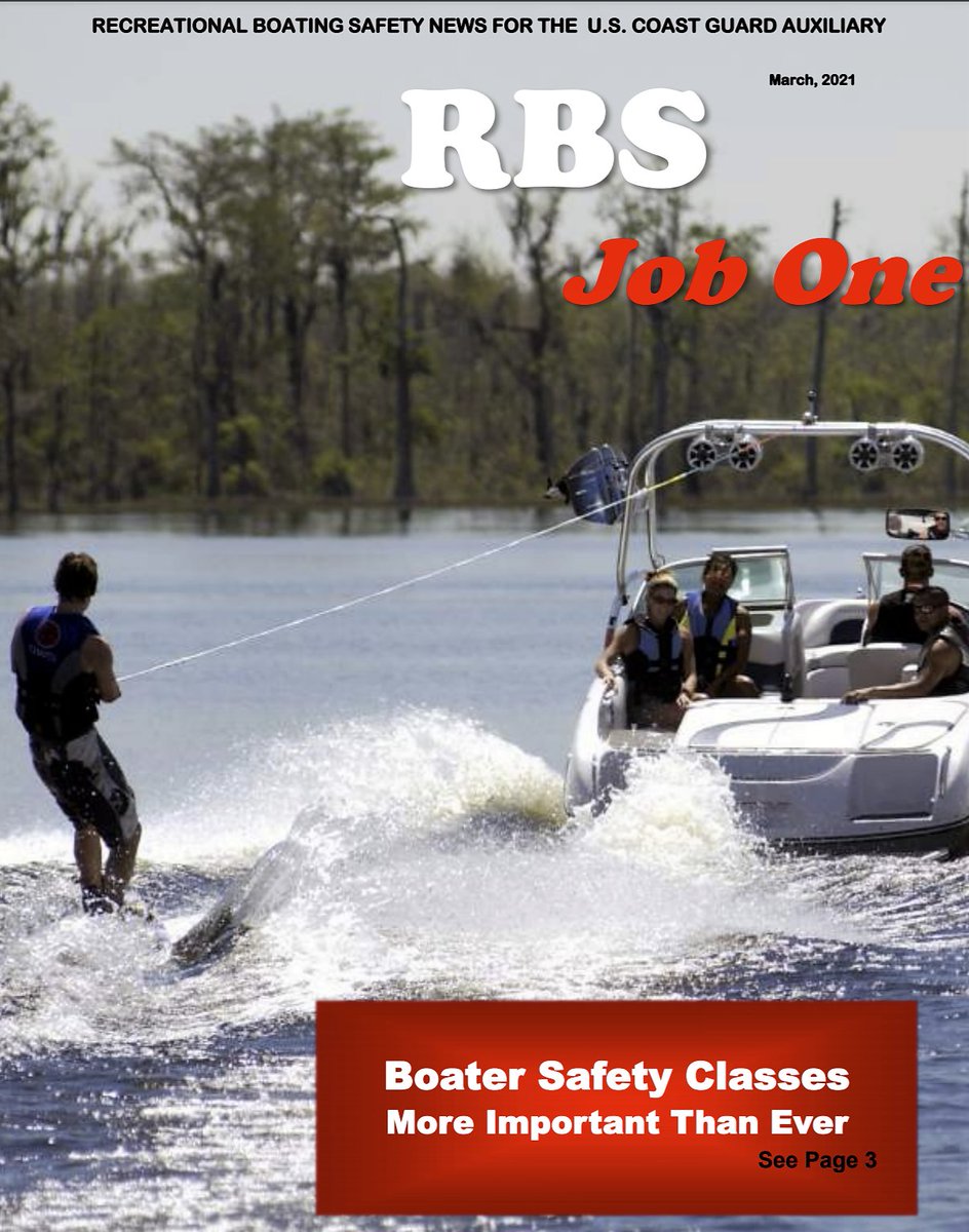 USCGAux's tweet photo. Recreational Boating Safety News for the U.S. Coast Guard Auxiliary. Ezine 𝗥𝗕𝗦 𝗝𝗼𝗯 𝗢𝗻𝗲 March 2021
Click here 🔽  
https://t.co/L3Y8cIuKLd https://t.co/1GJ5DFhCXX