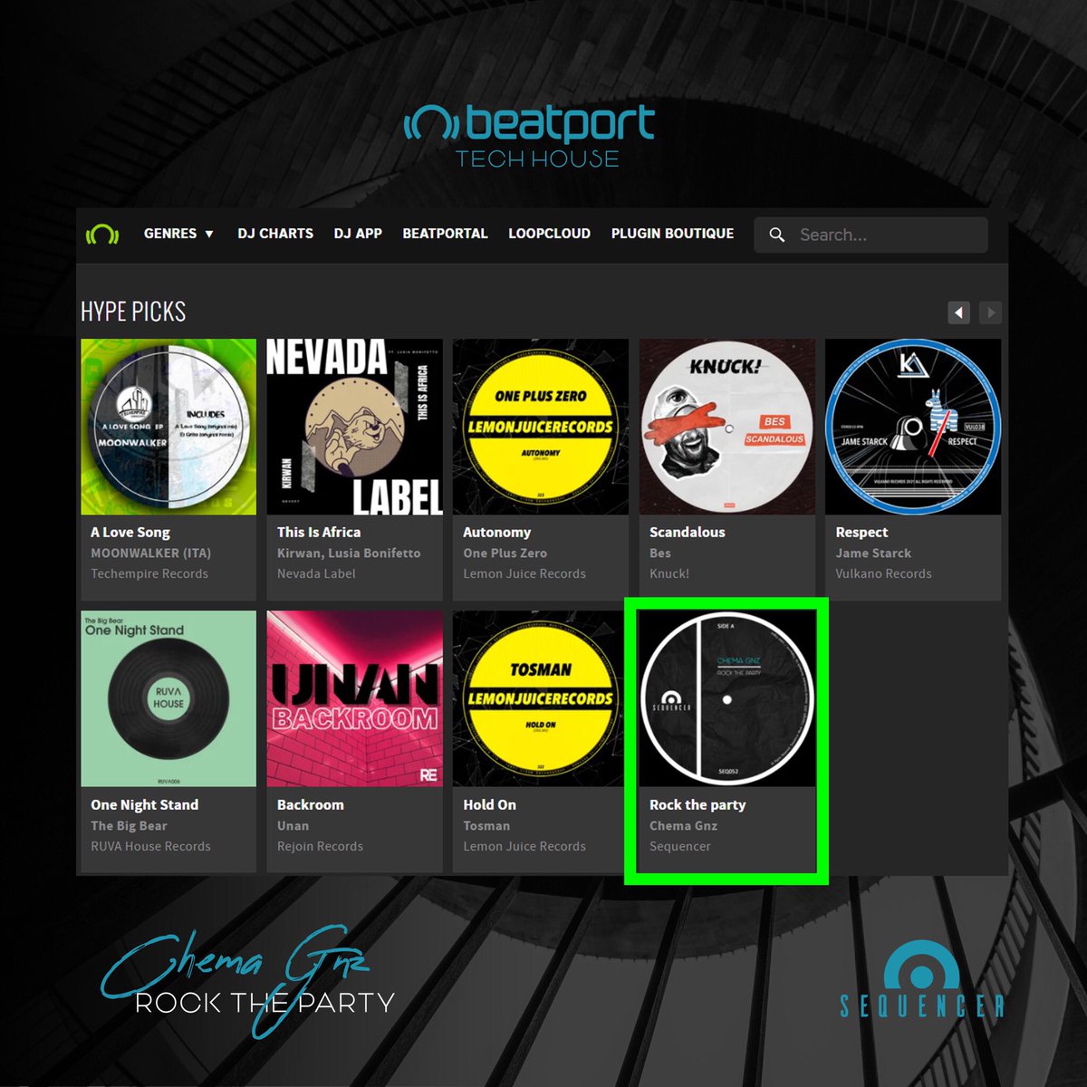 SequencerLabel's tweet image. 🎙 Chema Gnz - Rock The Party 
Adquiere tu copia 👇
#sequencerteam #viernes #techhouse 
beatport.com/release/rock-t…
