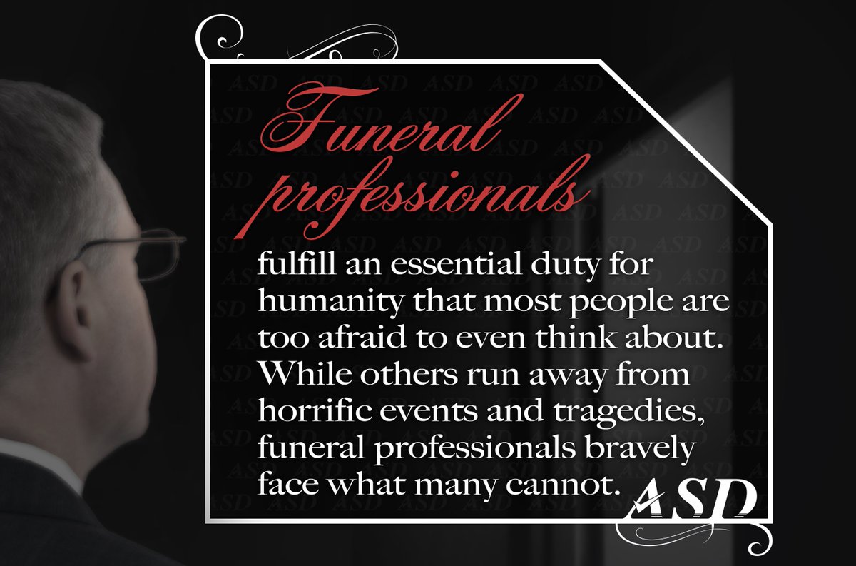 myASDcalls's tweet image. 6 Resources to Keep You From Breaking Down While Working as a Funeral Director: buff.ly/3dJc5pp

With resources from: @FuneralPSGroup @NFDA @DrJasonTroyer @myHomesteaders @FSF1945  @GoldenRuleFH &amp;amp; @UndertakingPC 

#MentalHealth #FuneralDirectorProblems #LastResponders