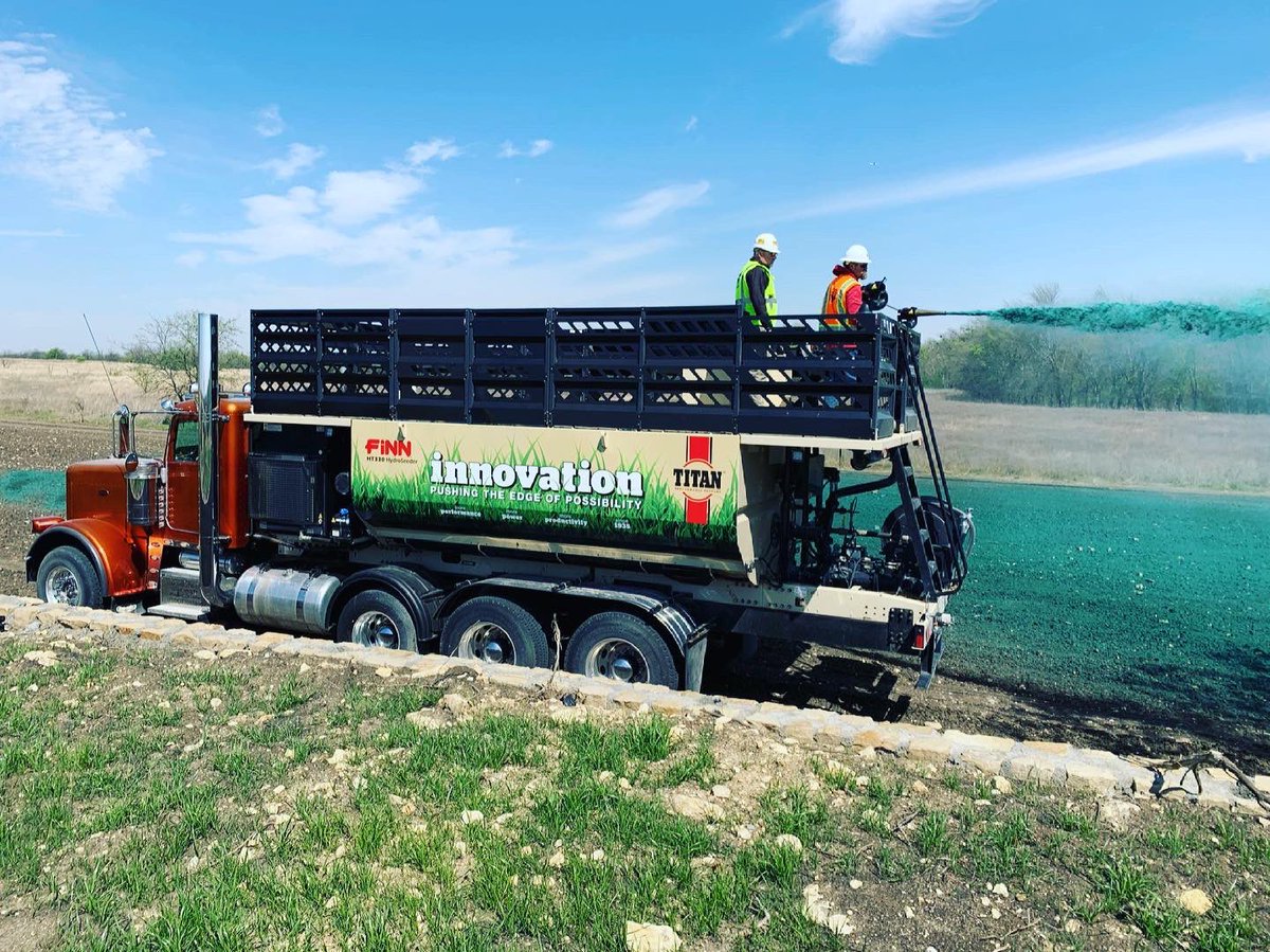 romcoequipment's tweet photo. April showers bring May flowers! @FinnCorporation HydroSeeders are the best in the business and always a good investment! #romcoequipment #romcoequipmentco #ROMCO #finncorp #finn #hydroseeder https://t.co/PvXfrxbSsU