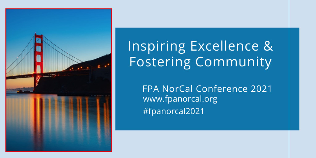 Do you know that you will have the opportunity for CFP® CE credit during FPA NorCal 2021 conference?  Get even more CFP® CE credits with the On-Demand Speaker Sessions over the following two weeks from June 4 -19.

#fpanorcal2021 #fpanorcal #cfppro #virtualconference