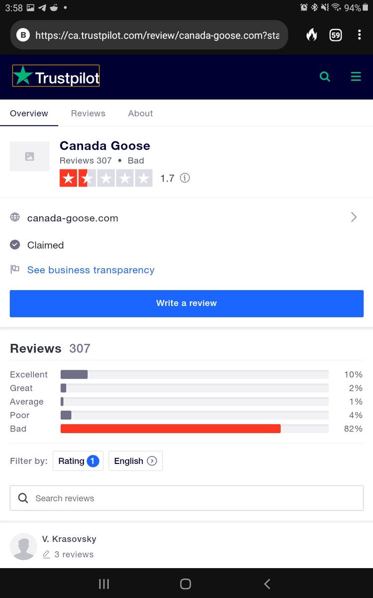DeebHamoody's tweet photo. @Dar_Marrakesh 82 % are bad reviews . Tells you something about a company https://t.co/AHBQx3x56C