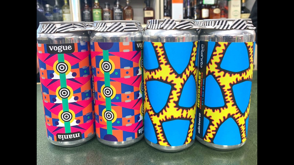 dpsbeer's tweet photo. Some serious haze to start your weekend! @Aslin_BeerCo Vogue Mania and NeoBlast (collab w/ @EQBrewery!) are now at DPS!

#decaturpackagestore #supportlocal #craftbeer https://t.co/lqfGrSicN5