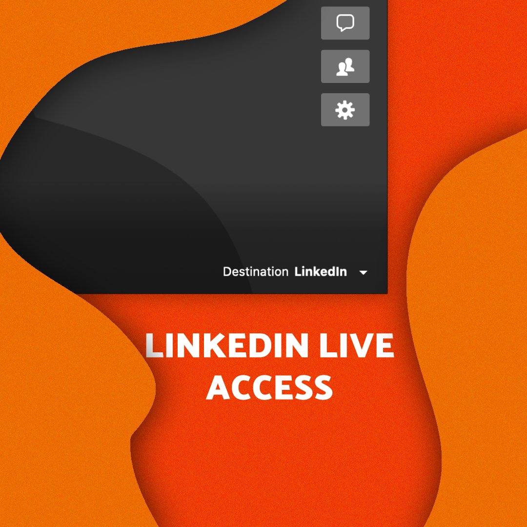 ecammtweets's tweet photo. Are you approved for LinkedIn Live? 💼 

Ecamm Live now has LinkedIn Live access, letting you take your LIVE content directly to your LinkedIn profile. 🧑‍💻

👇What else is new? Find out 👇 https://t.co/GqiGkyTDGx https://t.co/eGdU5r2Q8P