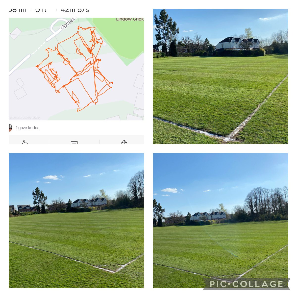 WilmslowSports's tweet photo. @Strava doesn’t make us feel confident our lines are straight, but the photo’s do...good Friday now looks like a great Friday with upcast lane looking like this #upthesports⚫️🔴⚽️ https://t.co/EqAWuExH6M