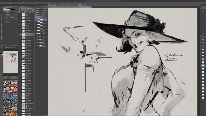 Sketching before work. ?
#ResidentEvilVillage #RESIDENTEVIL8 #LadyDimitrescufanart #CLIPSTUDIOPAINT #shecansteponmewhenevershewants 