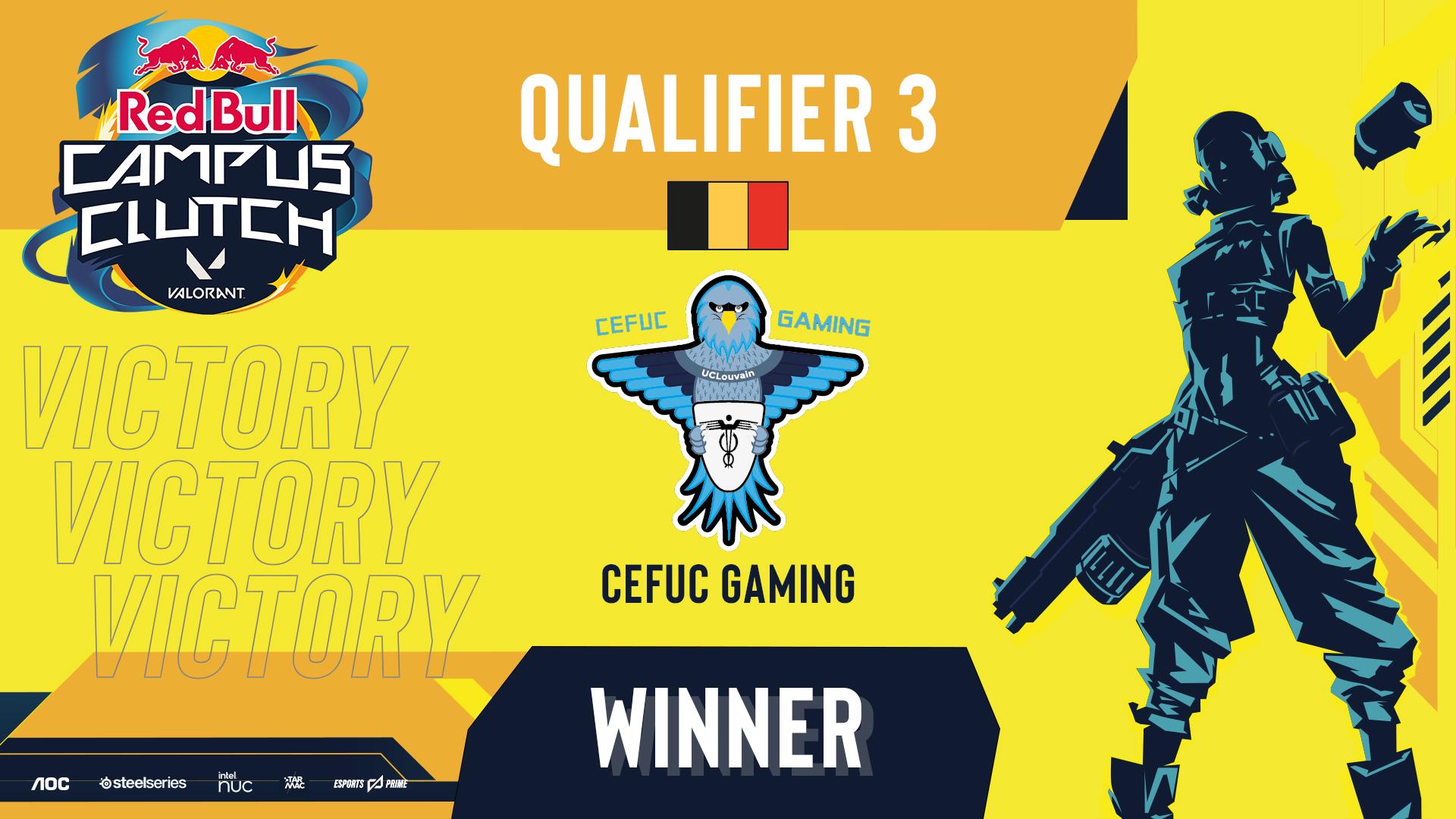 Red Bull Belgium Congrats Cefuc Gaming On Winning Our 3rd Belgian Redbullcampusclutch Qualifier Looking Forward To The National Finals Wanna Show Us What You Got Sign Up Now For The