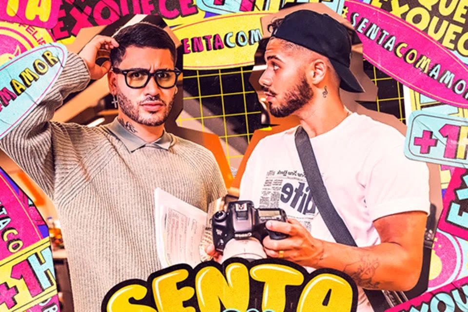 fm_california's tweet photo. Feat na fofoca e na música! Kevinho e Zé Felipe lançam Senta com Amor. 

Videoclipe do hit já está no ar e já ultrapassou as 100 mil vizualizações 😎👊

#hit #SentaComAmor #kevinho #zefelipe #chamafio https://t.co/o4cW2ExkFv