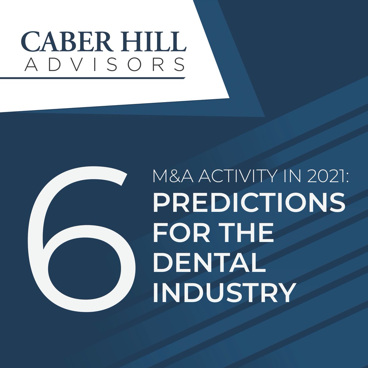 CaberHill's tweet photo. From accelerated M&amp;A activity to a 4th quarter frenzy, we outline our predictions for 2021 for the dental industry. Read the full report here.  https://t.co/o7o1hi5Pi7 

#CaberHillAdvisors #DentalIndustryTrends https://t.co/JYMPlQcF1I