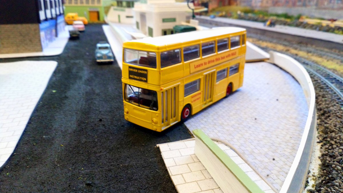 RidhamBay's tweet photo. New driver trainer bus was out and about at Ridham Bay. This is an ex London Transport Daimler Fleetline DMS Class #modelbus #TMRGUK https://t.co/9fTY4vjpk2