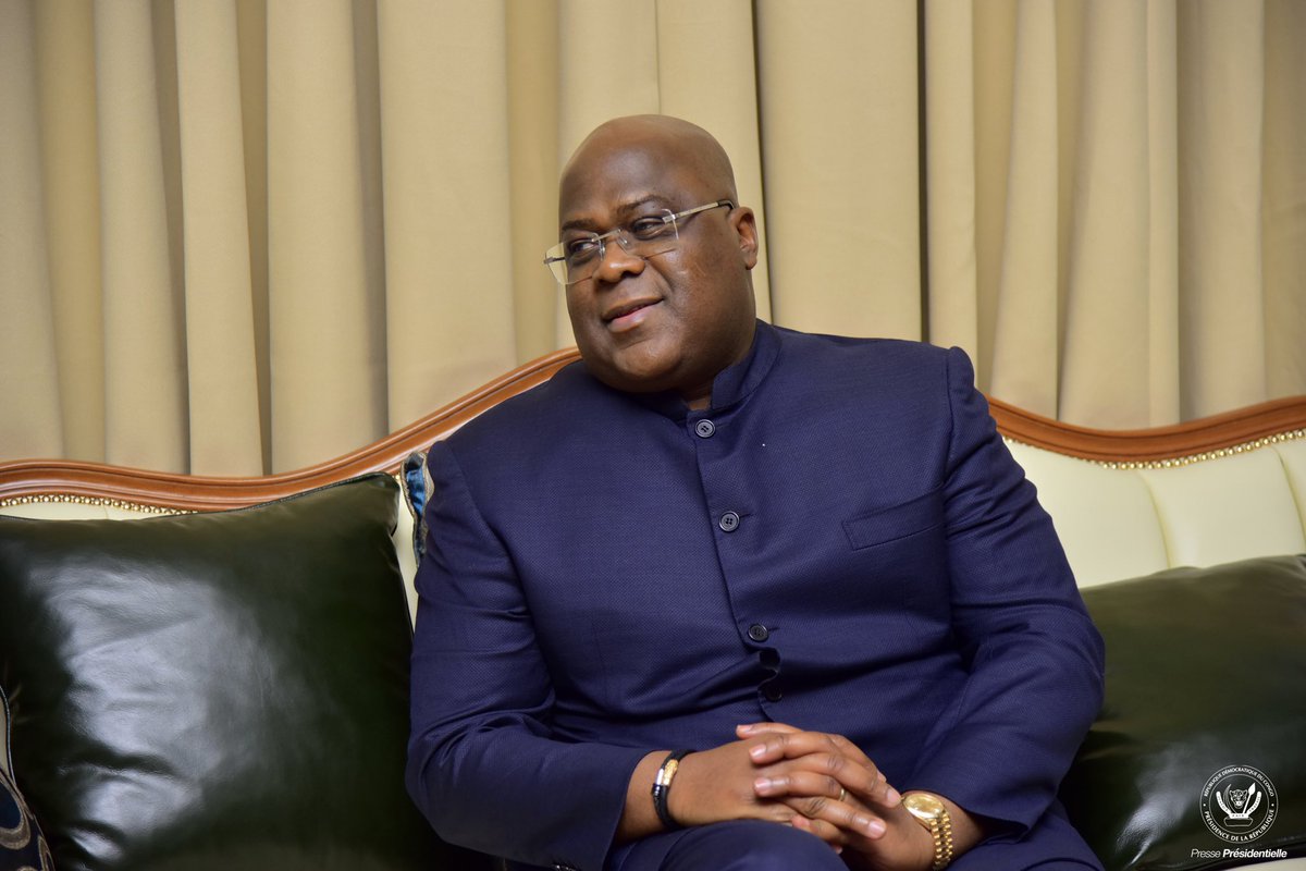 Presidence_RDC's tweet photo. #RDC 02.04.2021|#CitéUA
Le Chef de l'État, Félix-Antoine Tshisekedi Tshilombo a reçu Madame Emily Maltman, Ambassadrice de la Grande Bretagne, pour un entretien sur la sécurité dans l'Est de la RDC et le changement climatique. https://t.co/RO4eHe0j4p