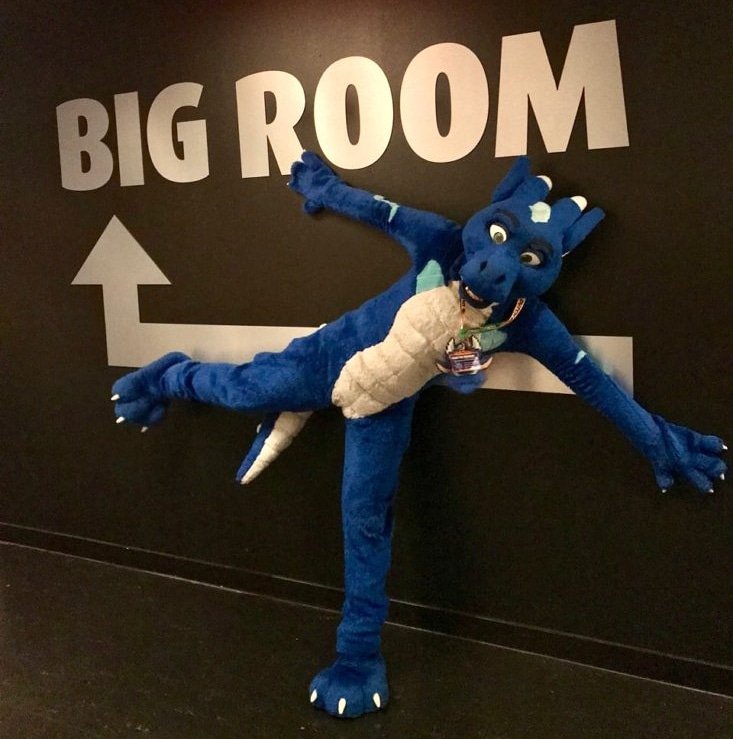 azurthedragon's tweet photo. Big Room is this way! #FursuitFriday #Fursuit #fursuiter #fursuiting #furryfandom #furry #furries #Dragon #Twitch #WildAbandonTeam #WildAbandon #TeamB42 #Azurthedragon #dutchfurdance https://t.co/CbWYC641Vo