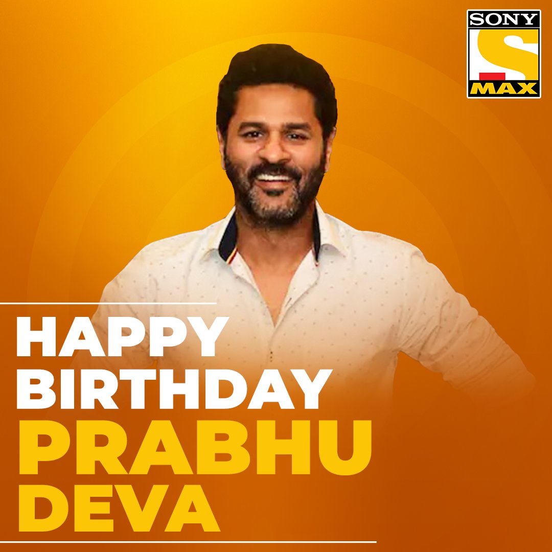 Dumdaar dance aur dhamakedaar acting ke king hai Prabhu Deva!
Sony MAX wishes a very happy birthday! 