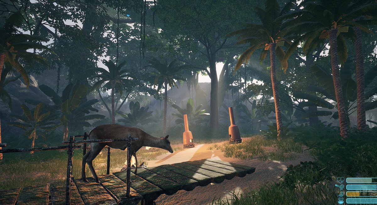 RetreatToEnen's tweet photo. Clearly we haven’t implemented bow hunting yet because this deer is getting WAY too comfortable at my camp 🏕 🦌 #gamedev #IndieGameDev #indiegame #indie #ue4 #gaming #gamer #PCGaming #indiedev https://t.co/iBf0JAJhg9