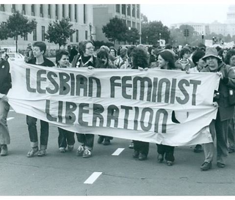 tashrellarosa's tweet photo. When I’m feeling down I like to Google “a day without a lesbian is a day without sunshine” and peruse the vintage pics of my sisters rising up in the streets https://t.co/2epGWoToGH