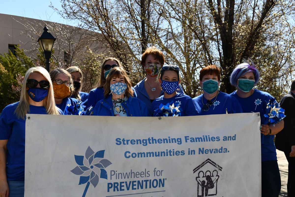 CarsonCityGov's tweet photo. Nevadans gathered in front of the Legislature to celebrate local and statewide supportive services that empower families and children to overcome adversity and to raise awareness for child abuse and neglect. #CarsonProud #ChildAbusePreventionMonth https://t.co/jCMjEiXoC0