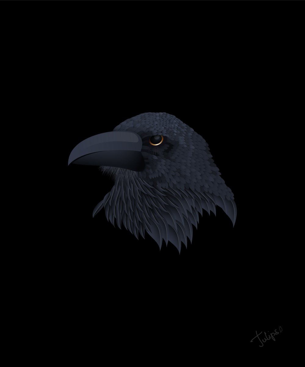 TulipLabs's tweet photo. We are announcing our very first #nft 

"sirraven0001" (1/1)

Including:

-Unique @Ravencoin asset
-Vector version that scales up to infinity, without sacrificing any quality.

So if you'd ever want to print it out, at ANY scale, it's made for that! https://t.co/L6mpltcD7z
