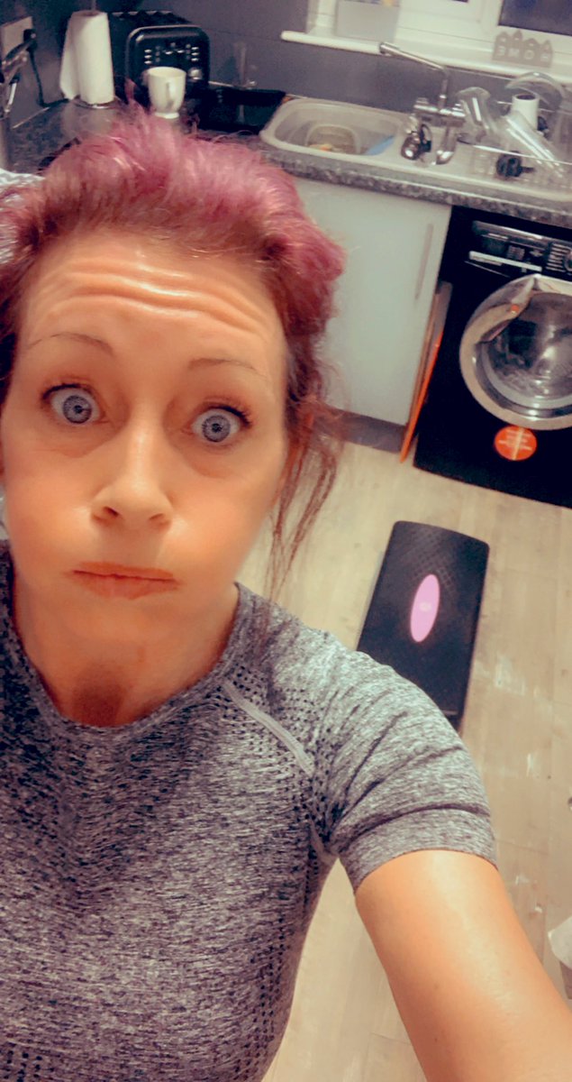 NannaOnTheRun07's tweet photo. Killer step class tonight!! 😅Loved it #StepAerobics #FridayVibes #HiitStep #HardWorkPaysOff 😉💜 https://t.co/Zt0cl64TEL