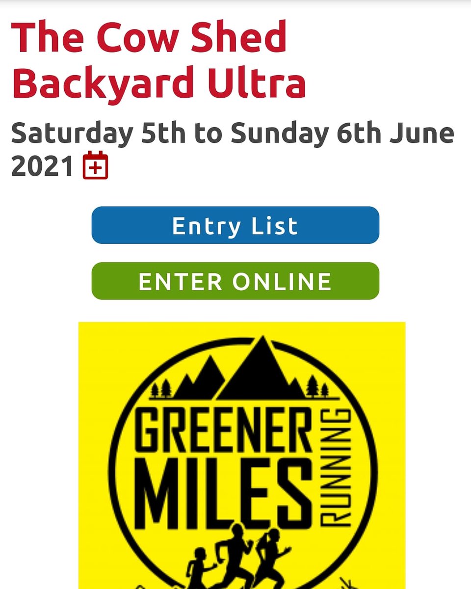 Next training race booked. 4.1mile on the hour every hour, last man standing 👍😎💪

uk.virginmoneygiving.com/ParasGrandToGr…

#grandtograndultra #theparachuteregiment #ultrarunninglife #endurancetraining #runnerscommunitymy #Gogglebox #supportourparas #paras @sientries @antonycotton @airborne316