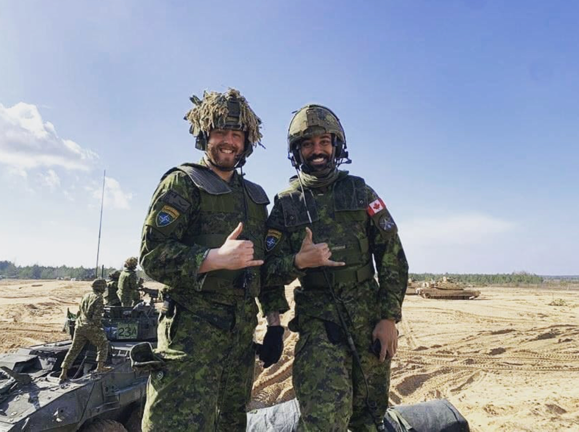 RHLIXIII's tweet photo. The #RHLI has soldiers deployed around the world,including #Latvia. @CanadianArmy @31_CBG @4CdnDiv4DivCA #HamOnt https://t.co/W0Y92iwz8o