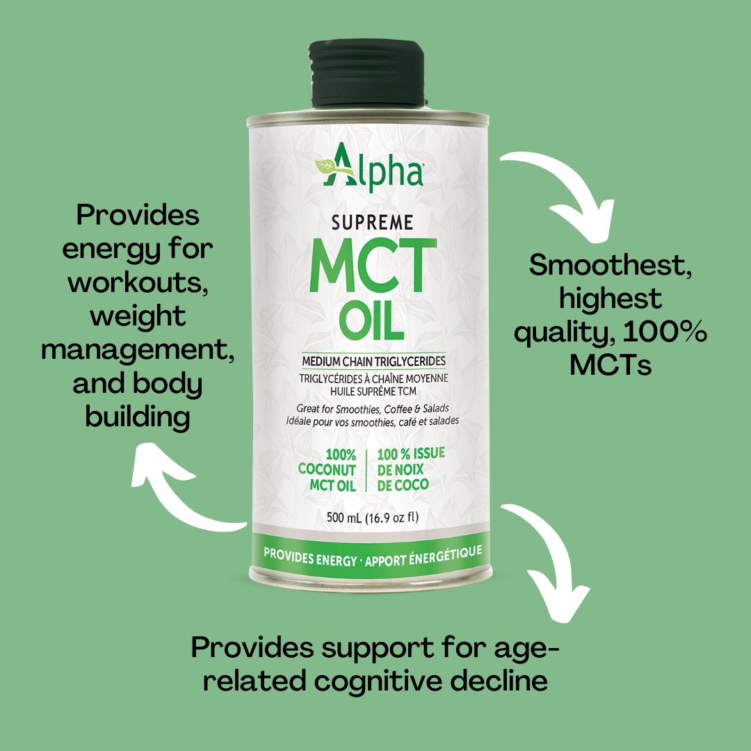 AlphaFats's tweet image. Our 100% coconut MCT Oil provides the boost you need to fuel your workouts!

#health #naturalhealth #MCToil #HealthyOils #KetoDiet #FitnessEnergy
