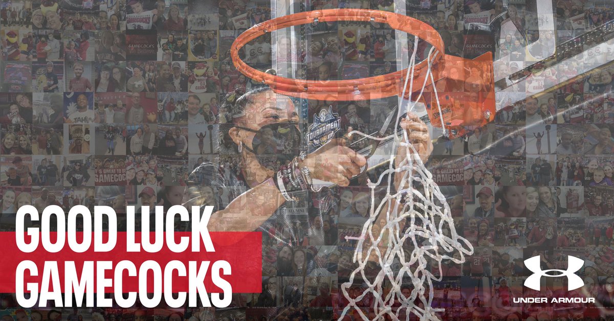 GamecocksOnline's tweet image. Our #UAFanMural shows what we all know: That when we’re all together, we’re absolutely amazing!

You’ve got this, @GamecockWBB!! We’re so proud 🤙

@UnderArmour | #ForeverToThee