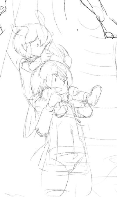 角で方向を指示 