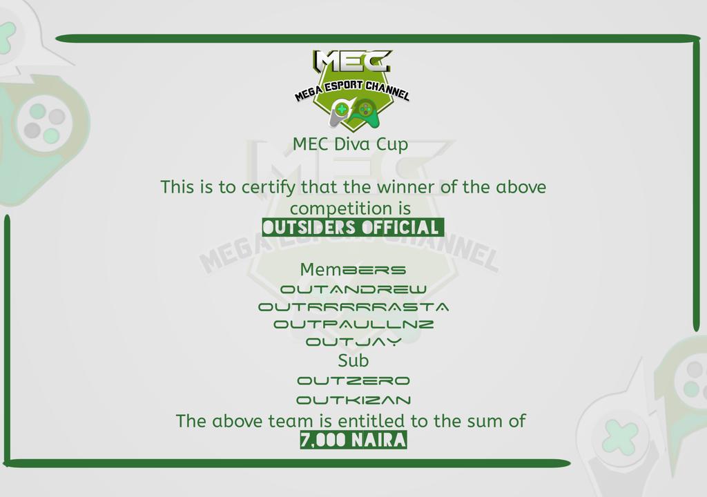 When it all started, August 2020. 
🏆 MEC Diva Cup
<a href="/BlankEsports1/">Blank Legion Esports</a> @T3rdPartyPurge and <a href="/outSIDERS_GG/">outSIDERS_OFFICIAL</a>  sharing the 35,000 naira prize pool although it was kinda sketchy, we still move ✈

Diva Cup 2 loading...