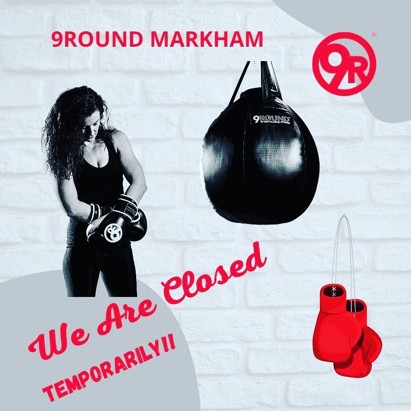 9RoundMarkhamOn's tweet photo. #9round #markham will be closed for 28 days per the provincial order.  We are sorry we have to close again because of our government’s failed measures and policies.  We aim to reopen on May 1, 2021.  Take care every one!
#9roundnation #9roundfitnesss #nomorelockdown https://t.co/U9UslwIirs