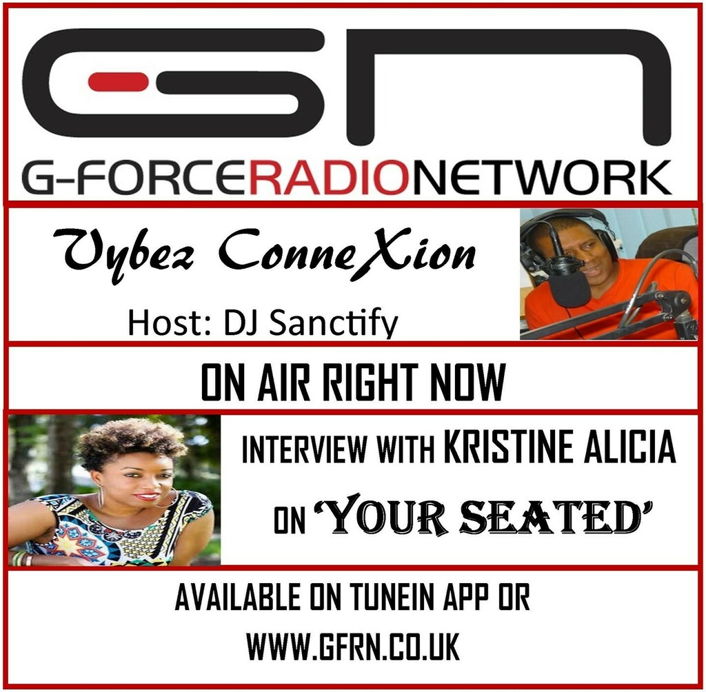 INTERVIEW!!! INTERVIEW!!!⠀
JOIN SANCTIFY ON 'YOUR SEATED' INTERVIEWING KRISTINE ALICIA ON VYBEZ CONNEXION FOR SOME HONEST CONVERSATION ABOUT LIFE, FAITH &amp; MUSIC!⠀
⠀
#SANCTIFY  #KRISTINEALICIA  #GFORCERADIO⠀
gfrn.co.uk⠀
vybexconnexion.com