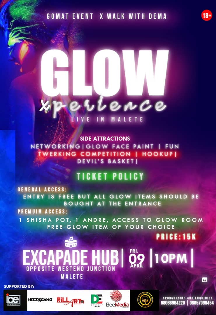 party_survival's tweet photo. WHERE YOU WOULD LOVE TO BE #KwasuGlowXperience2021 #malete #April9th https://t.co/94vqnoFdit