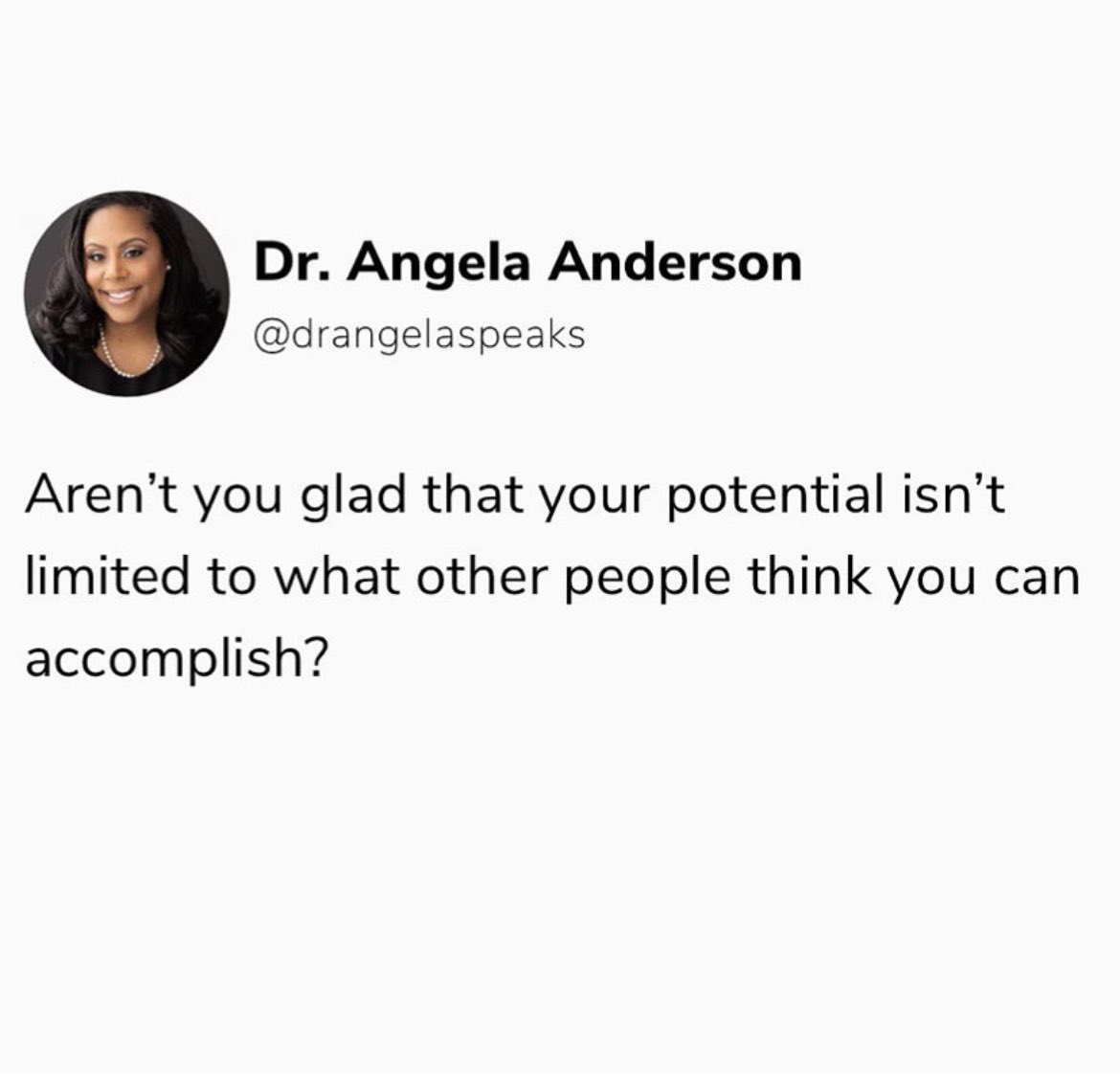 leaders_black's tweet photo. This! 👇🏾@drangelaspeaks #encourageyourself #Motivation https://t.co/mDOjtLb6ID