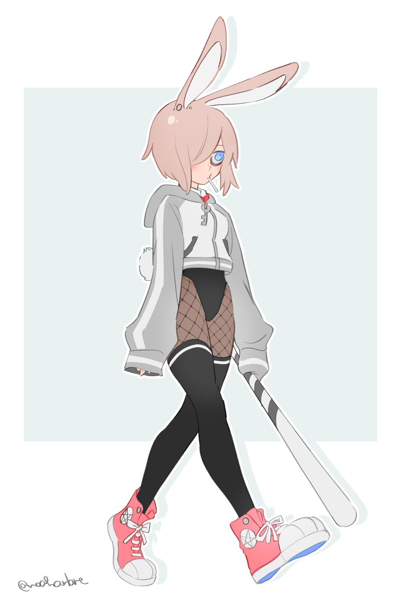 noaharbre's tweet photo. 休憩バニーガールのソルちゃん🍭(看板娘)
#oc #oc_noah https://t.co/0zE6N35S1k
