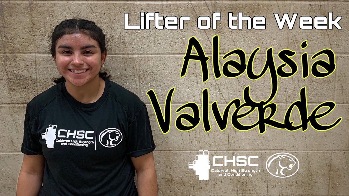 CoachJBravo's tweet photo. ‼️LIFTER OF THE WEEK‼️
Congrats to Alaysia and Cameron for being this weeks Lifters of the Week!
#CHStrength #ChopWood #Culture https://t.co/JwvV4ob2lO