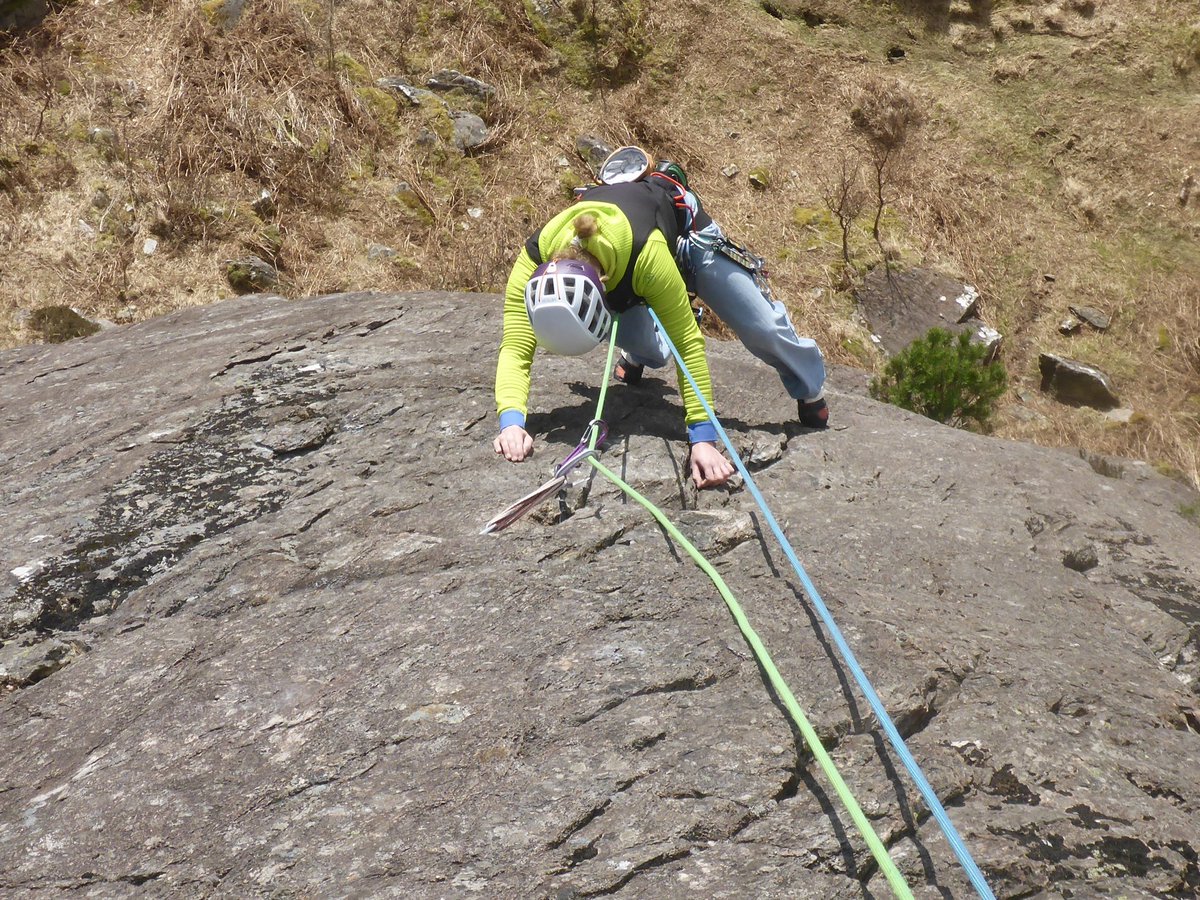 MaxHuntercouk's tweet image. Another great day of rock climbing in Glen Nevis with Lena. #rockckinbing #gkennevis