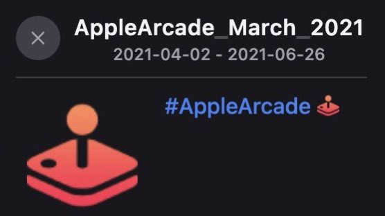 BenjiGault's tweet image. Il y a désormais un #hashflag associé au hashtag #AppleArcade

Le signe d’un événement qui arrive bientôt?

🕹
