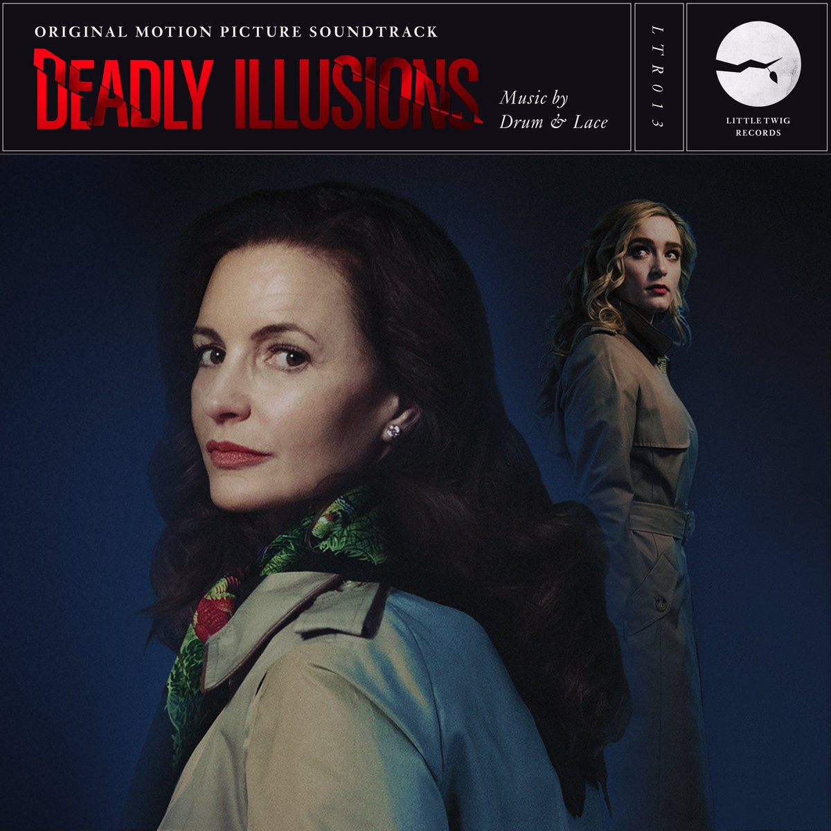 DrumandLace's tweet photo. The score you’ve all been waiting for 😬 the ‘Deadly Illusions’ OST is out now on all streaming platforms- the score, like the film, is an ode to 80/90s steamy thrillers 🔪 enjoy! 😘 out via @LittleTwigRec https://t.co/JvpK2Xo9i6