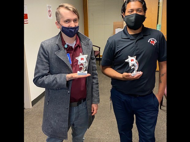 IISDTechService's tweet image. Shout out to our 2 Campus Technicians, Alex and Jonathan, at @MacArthurCards for also being recognized this week!! Their campus said, &quot;They work tirelessly to get the new technology issued to students, while meeting all of our other campus technology needs!&quot; #IISDTech